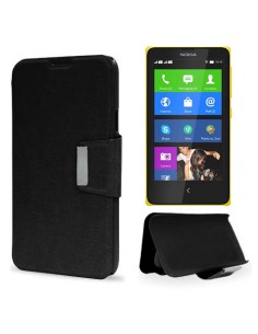 Funda libro soporte Nokia X y Nokia X Plus negra
