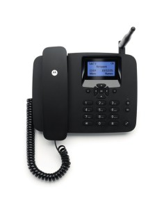 Teléfono fijo GSM Motorola FW200L negro libre DSP0000006969