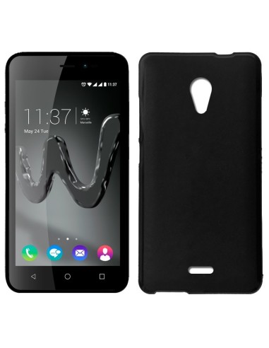 Funda gel TPU mate Wiko Freddy negra