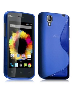 Funda gel TPU Wiko Sunset azul