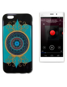 Carcasa TPU Wiko Ridge Fab 4G diseño Circulo azul