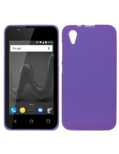 Funda gel TPU mate Wiko Sunny 2 morada