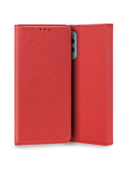 Funda libro soporte TPU Samsung A536 Galaxy A53 5G roja