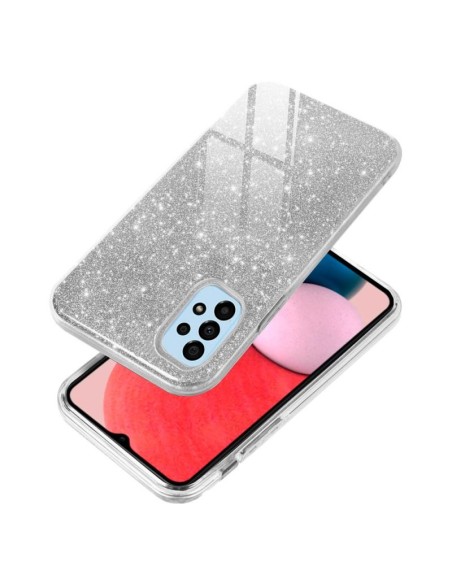 Carcasa TPU Samsung A336 Galaxy A33 5G purpurina plata