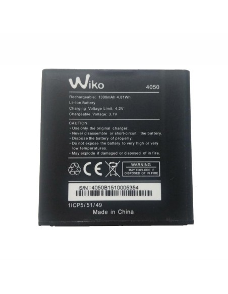 Batería original Wiko Goa / Sunset / Sunset 2 / Sunny suelta (Bulk)