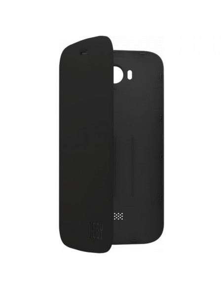 Funda libro carcasa folio original Wiko Iggy negra