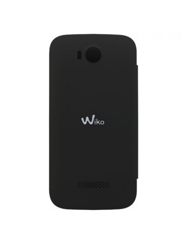 Funda libro carcasa folio original Wiko Iggy negra