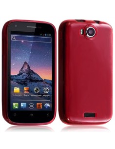 Funda gel TPU mate Wiko Cink Peax 2 roja