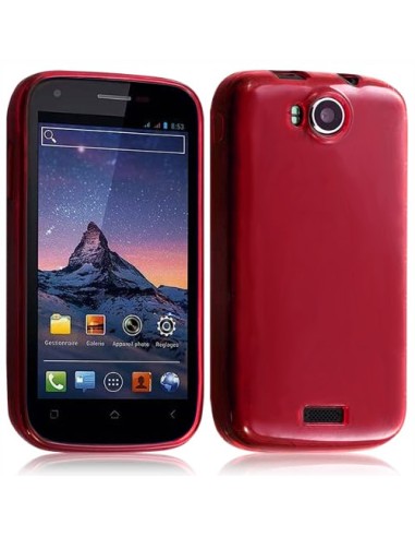Funda gel TPU mate Wiko Cink Peax 2 roja