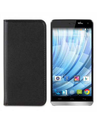 Funda libro cartera folio original Wiko Getaway negra