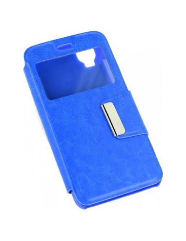 Funda libro soporte Wiko Fizz azul