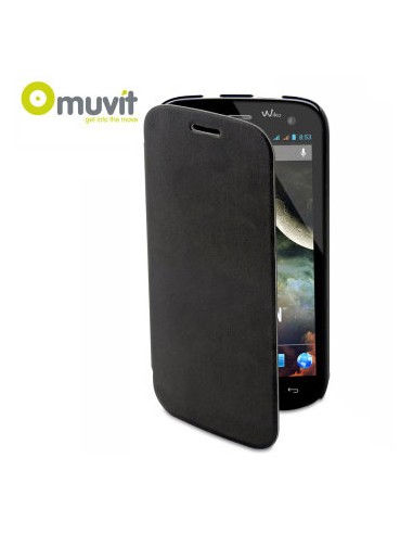 Funda libro folio Wiko Darkmoon / Diviniy Phone negra