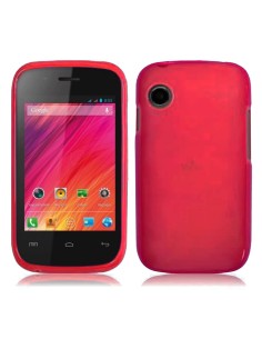 Funda gel TPU mate Wiko Ozzy 3,5" roja
