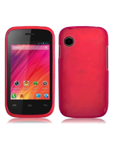 Funda gel TPU mate Wiko Ozzy 3,5" roja