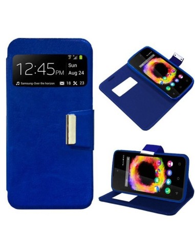 Funda libro soporte TPU Wiko Sunset 2 / Sunny azul