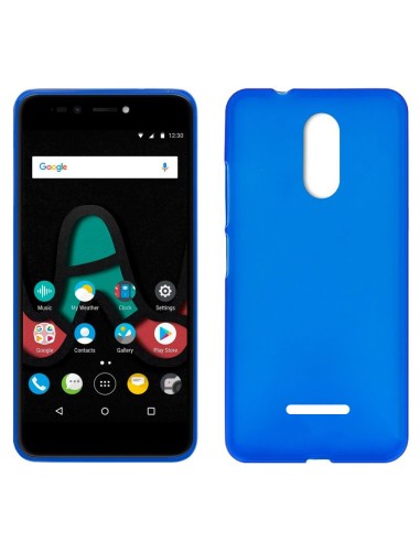 Funda gel TPU Wiko U Pulse azul