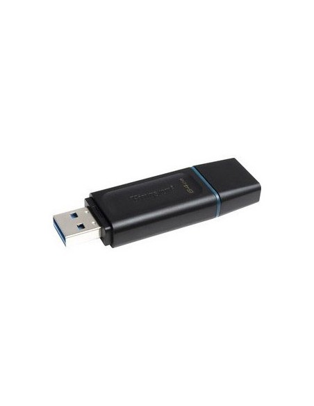 Pendrive 64GB USB 3.2 DataTraveler Exodia llavero negro y azul
