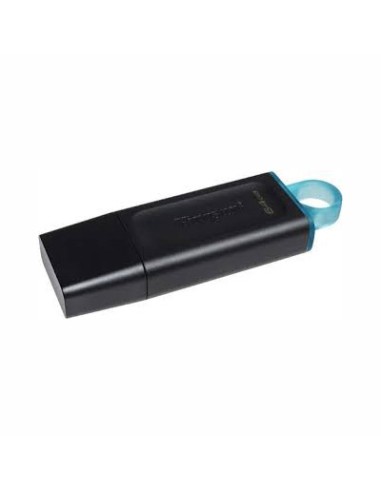 Pendrive 64GB USB 3.2 DataTraveler Exodia llavero negro y azul