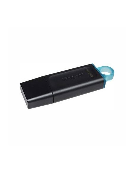 Pendrive 64GB USB 3.2 DataTraveler Exodia llavero negro y azul