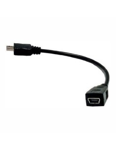 Cable adaptador de carga de miniUSB hembra a microUSB macho