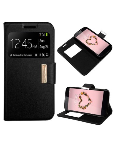 Funda libro soporte TPU ZTE Blade A512 negra