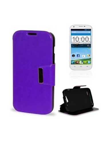 Funda libro soporte TPU ZTE Blade Q Maxi / Orange Reyo morada