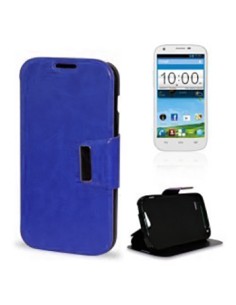Funda libro soporte TPU ZTE Blade Q Maxi / Orange Reyo azul