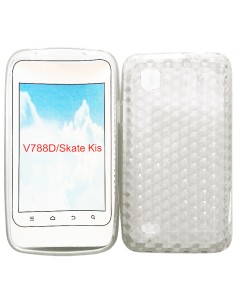 Funda gel TPU diamond ZTE Kis transparente