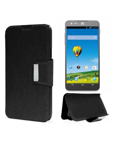 Funda libro soporte ventana ZTE Grand S Flex negra