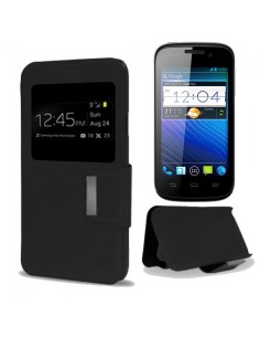 Funda libro soporte TPU ZTE Blade C2 negra