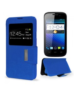 Funda libro soporte TPU ZTE Blade C2 azul