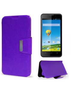 Funda libro soporte ZTE Blade Apex morada