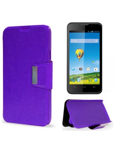 Funda libro soporte ZTE Blade Apex morada