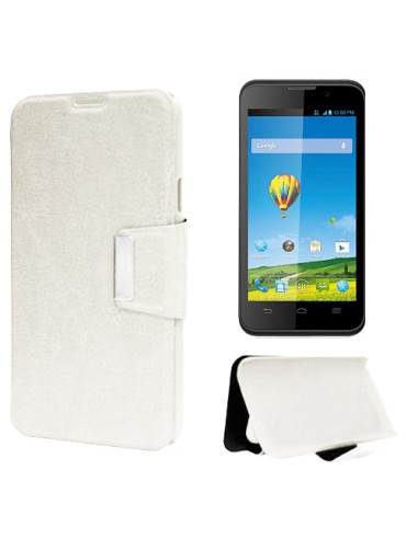 Funda libro soporte ZTE Blade Apex blanca