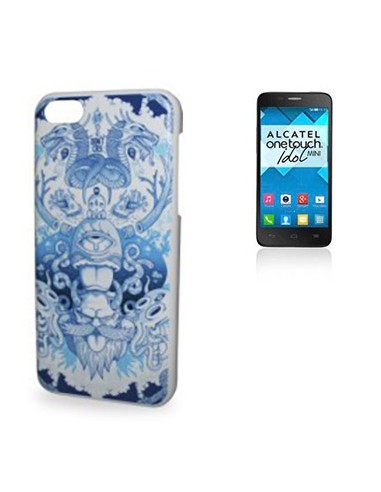 Carcasa Alcatel Idol Mini / Orange Hiro diseño Blue Dragon