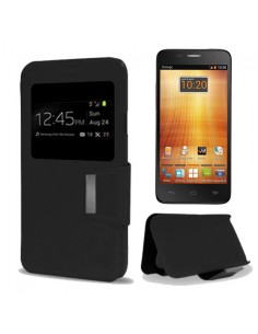 Funda libro soporte Alcatel Idol Mini / Orange Hiro negra