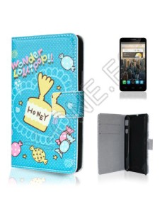Funda libro cartera Alcatel Idol 6030 / Orange San Remo diseño Honey