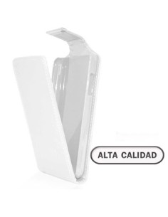 Funda tapa vertical Alcatel Idol S blanca