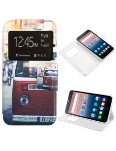 Funda libro soporte TPU Alcatel Pop 3 (5) diseño Furgo