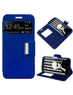 Funda libro soporte TPU Alcatel Pop 4 Plus (5056) azul