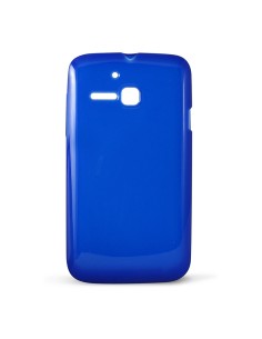 Funda gel TPU brillo Alcatel M POP 5020 / Orange Kivo azul