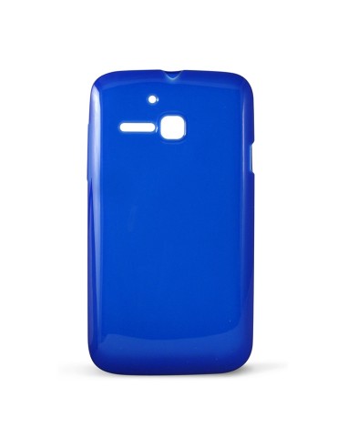 Funda gel TPU brillo Alcatel M POP 5020 / Orange Kivo azul
