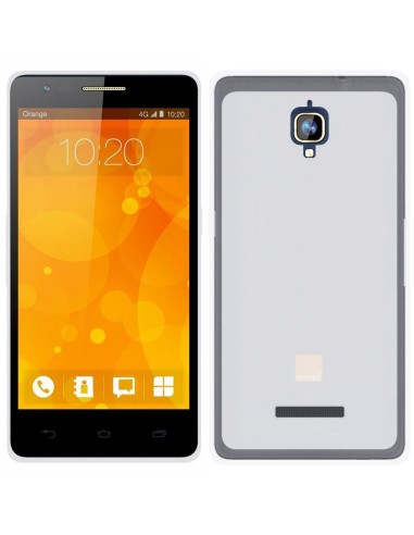 Funda gel TPU mate Orange Fova / Coolpad 3602U transparente