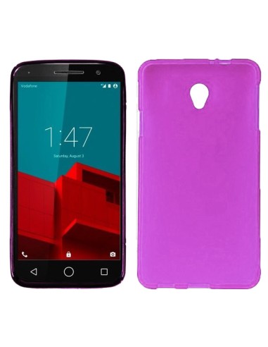 Funda TPU mate/gel Vodafone Smart Prime 6 rosa magenta