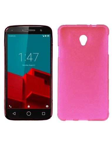 Funda gel TPU mate Vodafone Smart Prime 6 rosa
