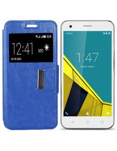 Funda libro soporte TPU Vodafone Smart Ultra 6 azul