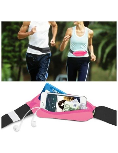 Funda riñonera universal neopreno (4 - 5,5 pulgadas) rosa