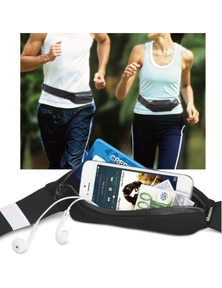 Funda riñonera universal neopreno (4 - 5,5 pulgadas) amarilla