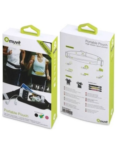 Funda riñonera universal neopreno (4 - 5,5 pulgadas) amarilla