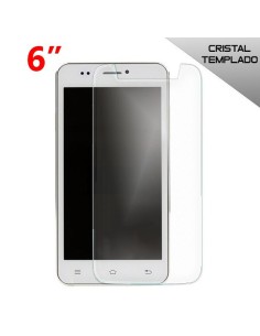 Protector pantalla vidrio templado universal 6 pulgadas